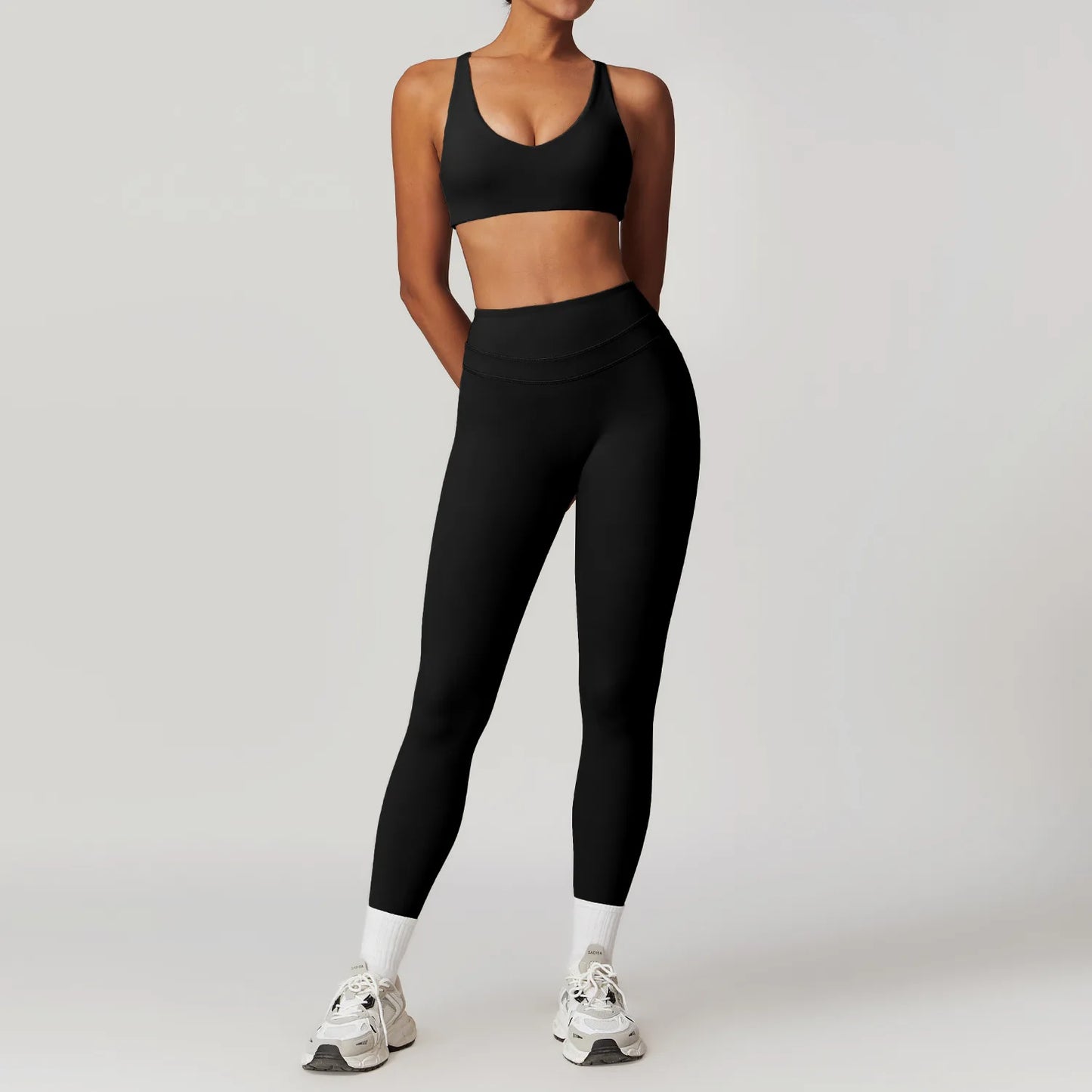 2 Pieces Sportswear Women Yoga Set Gym Clothes Sportswear Yoga Suits Fitness Set Tracksuits Sports Bra Gym Leggings
