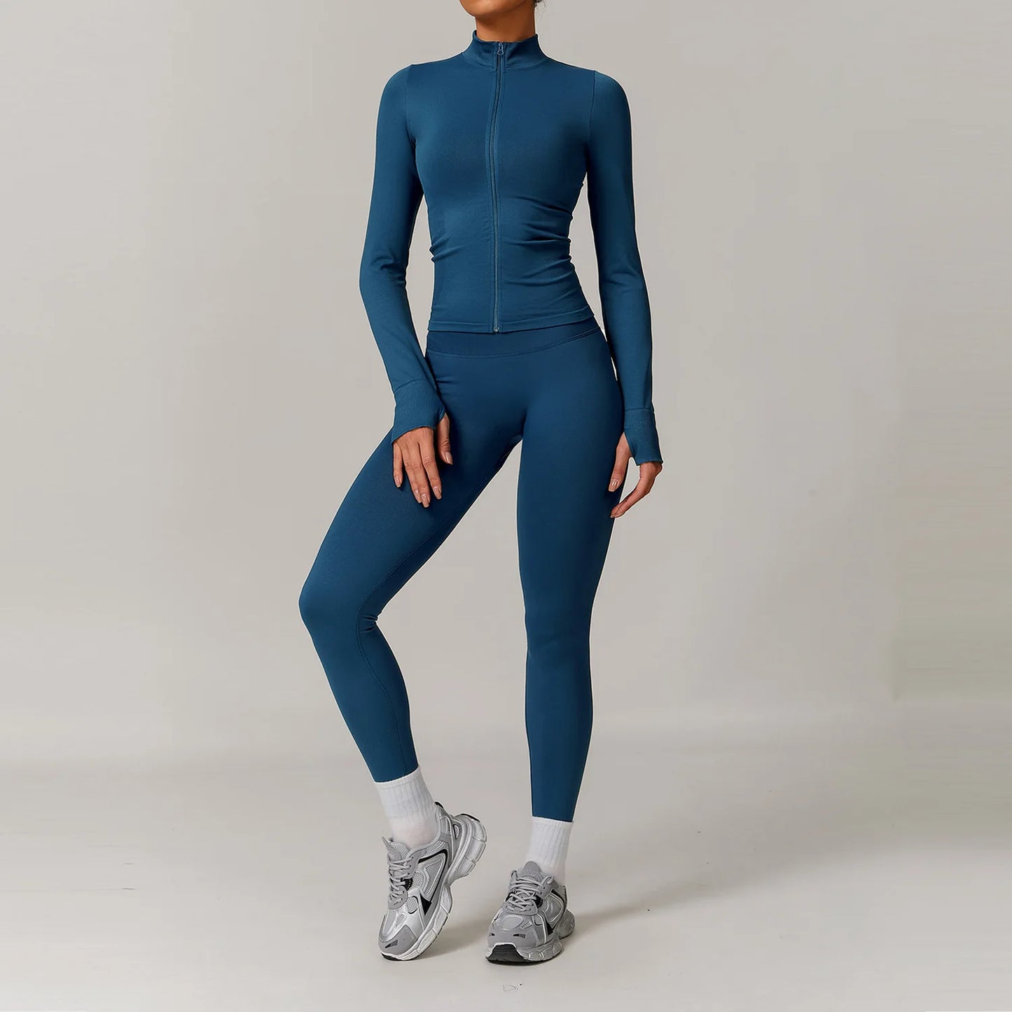 Seamless Yoga Set for Women – 2/3PCS Gym Outfit with Sports Bra & short leggings