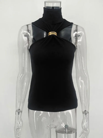 Summer Fashion Sexy Tank Top Pullover for Women Slim Off-Shoulder Patchwork Strapless Y2K Vest Top Female Cropped Top 2025