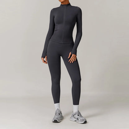 Seamless Yoga Set for Women – 2/3PCS Gym Outfit with Sports Bra & short leggings