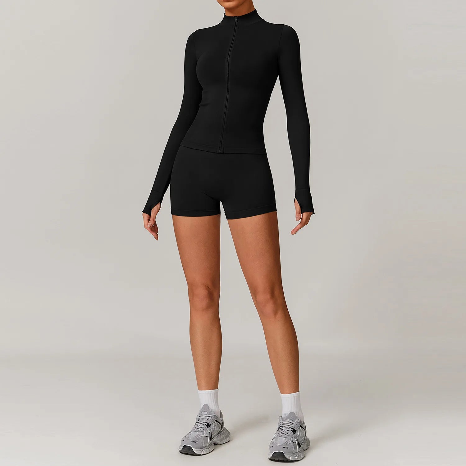 Seamless Yoga Set for Women – 2/3PCS Gym Outfit with Sports Bra & short leggings