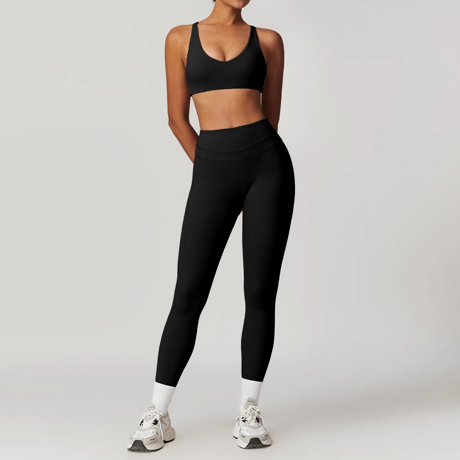 2 Pieces Sportswear Women Yoga Set Gym Clothes Sportswear Yoga Suits Fitness Set Tracksuits Sports Bra Gym Leggings