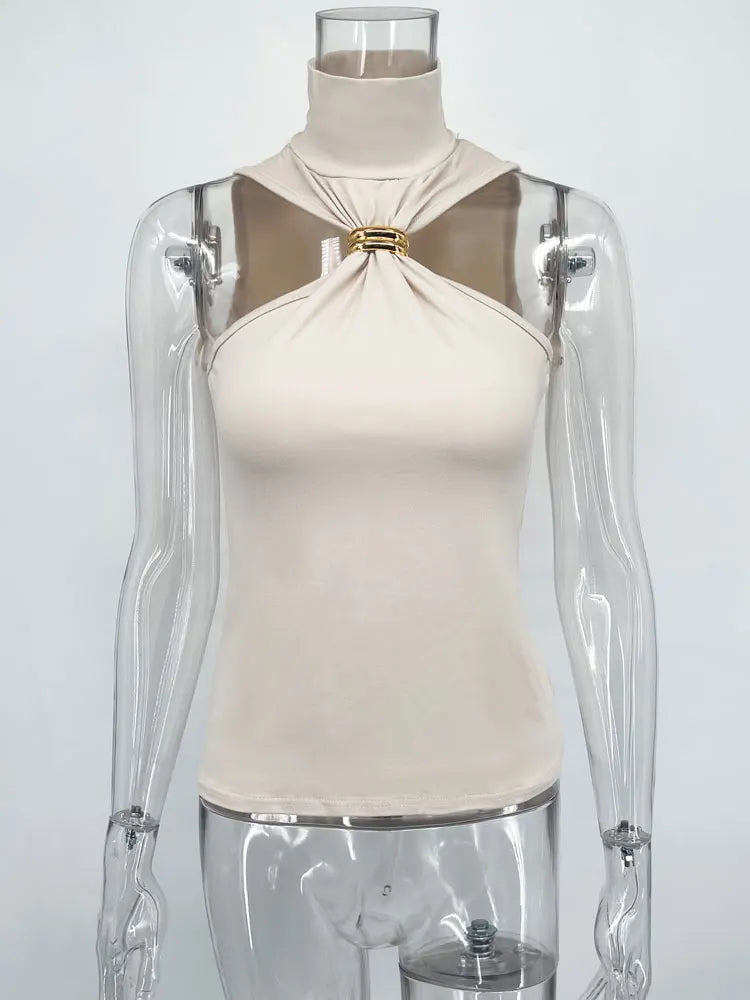 Summer Fashion Sexy Tank Top Pullover for Women Slim Off-Shoulder Patchwork Strapless Y2K Vest Top Female Cropped Top 2025