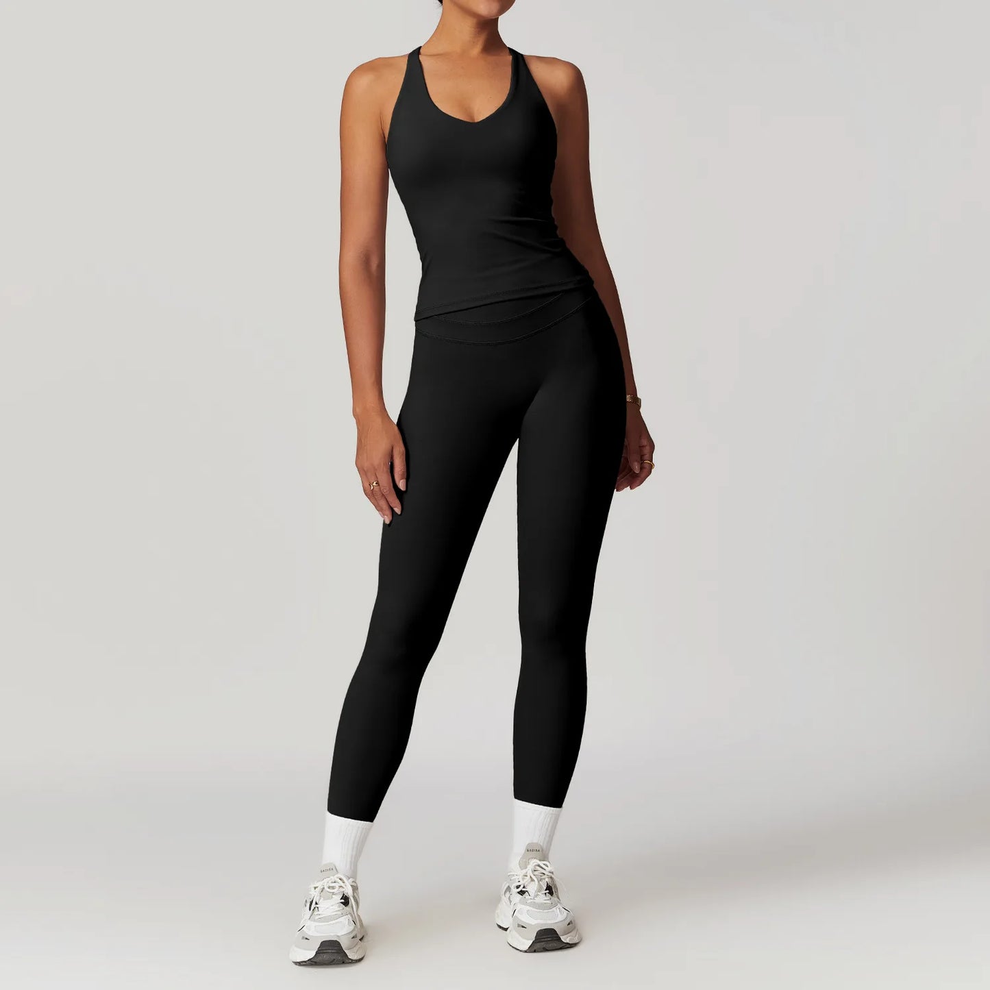 2 Pieces Sportswear Women Yoga Set Gym Clothes Sportswear Yoga Suits Fitness Set Tracksuits Sports Bra Gym Leggings