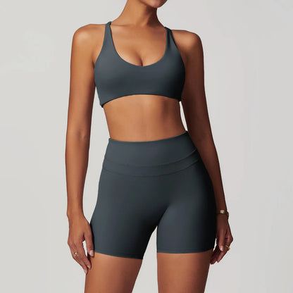 2 Pieces Sportswear Women Yoga Set Gym Clothes Sportswear Yoga Suits Fitness Set Tracksuits Sports Bra Gym Leggings