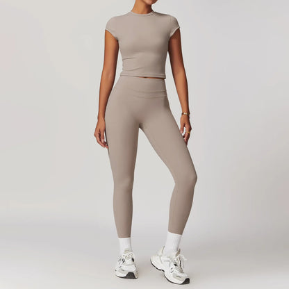 2 Pieces Sportswear Women Yoga Set Gym Clothes Sportswear Yoga Suits Fitness Set Tracksuits Sports Bra Gym Leggings