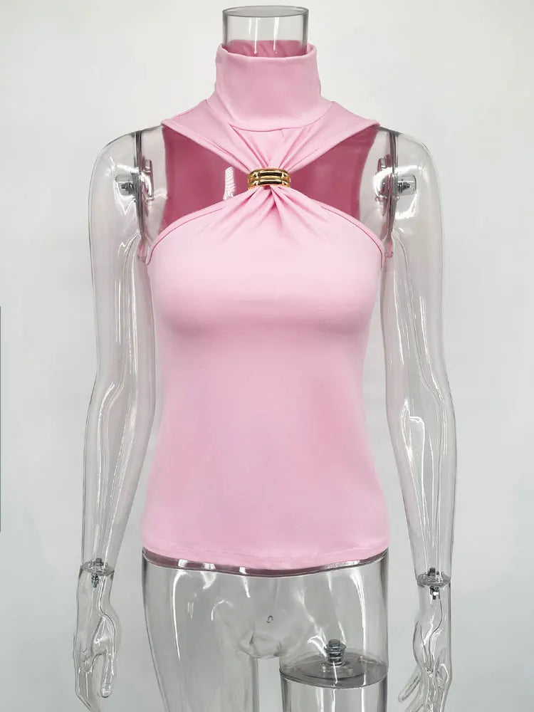 Summer Fashion Sexy Tank Top Pullover for Women Slim Off-Shoulder Patchwork Strapless Y2K Vest Top Female Cropped Top 2025
